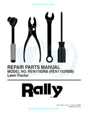 Rally REN1192RBB Repair Parts Manual