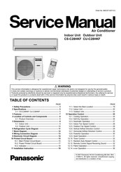 Panasonic CS-C28HKF Service Manual