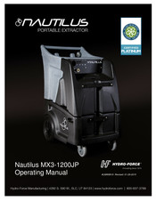 Hydro-Force Nautilus MX3-1200JP Operating Manual