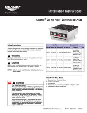 Vollrath Cayenne HPA1002 Installation Instructions Manual