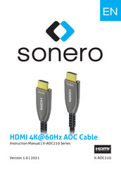 Sonero X-AOC210 Series Instruction Manual