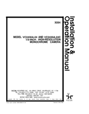 Vicon VC2430A-24 Installation & Operation Manual