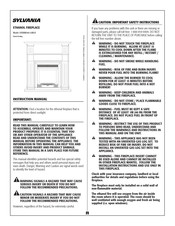 Sylvania SOEMM160-32BGO Instruction Manual