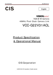 CIS VCC-G22V31ACL Product Specification & Operational Manual
