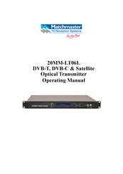 Matchmaster 20MM-LT06L Operating Manual