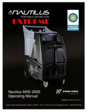 Hydro-Force Nautilus Extreme MXE-200E Operating Manual