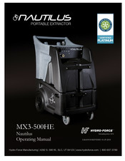 Hydro-Force Nautilus MX3-500HE Operating Manual