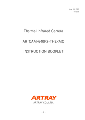 ARTRAY ARTCAM-640P2-THERMO Instruction Booklet