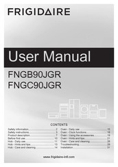 Frigidaire FNGB90JGR User Manual