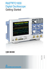 Rohde & Schwarz RTC1K-COM2 Getting Started