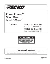 Echo PPSR-2433 Operator's Manual