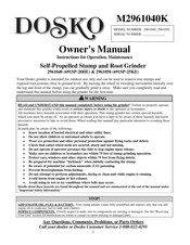 DOSKO M2961040K Owner's Manual