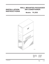 Bard YL253-A0Z Installation Instructions Manual