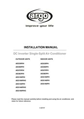 Argo AEG140PIH Installation Manual
