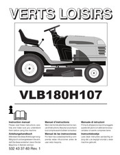 Verts Loisirs VLB180H107 Instruction Manual