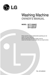LG WF-T13D80EP Owner's Manual