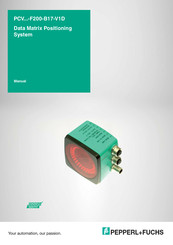 Pepperl+Fuchs Profinet PCV50-F200-B17-V1D Manual