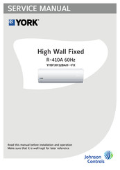 York YH9FXH12BAH FX Series Service Manual