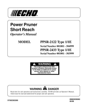 Echo PPSR-2433 Operator's Manual