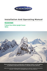 Iceking ZZ203WE Installation And Operating Manual