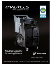 Hydro-Force Nautilus MX500E Operating Manual