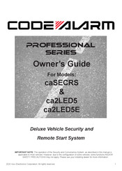 Code Alarm CA2LED5 Owner's Manual