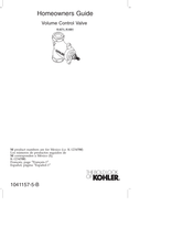 Kohler K-671 Homeowner's Manual