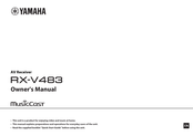 Yamaha RX-V483 Owner's Manual