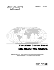 Honeywell Fire-Lite Alarms MS-9600E Manual
