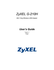 ZyXEL Communications G-210H User Manual