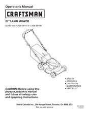 Craftsman C459-36101 Operator's Manual