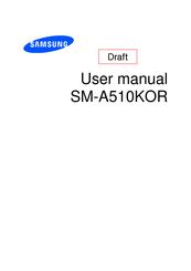 Samsung SM-A510KOR User Manual