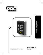 Stanley PAC GS3-MT Installation Manual