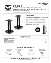 B-Tech MOUNTLOGIC ATLAS BT604/B Installation Manual