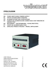 Velleman FPS1310SM User Manual