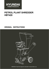 Hyundai power products HBT420 Original Instructions Manual