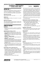 M-System W2DYS Instruction Manual