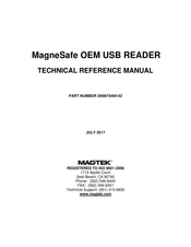 Magtek MagneSafe D99875494-52 Technical Reference Manual