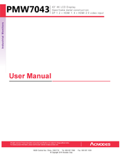 Acnodes PMW7043 User Manual