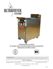 ULTRAFRYER Systems PAR-3-HE Operating Instructions Manual