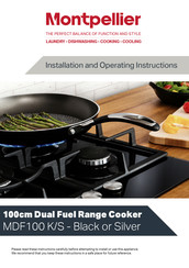 Montpelier MDF100K Installation And Operating Instructions Manual