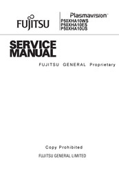 Fujitsu Plasmavision P50XHA10ES Service Manual