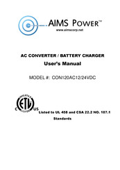 AIMS Power CON120AC24VDC User Manual