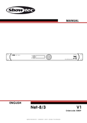 SHOWTEC Net-8/3 Manual
