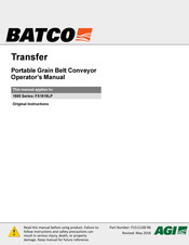 Batco FX1515LP Operator's Manual