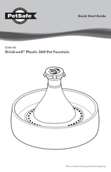 Petsafe Drinkwell 360 Quick Start Manual