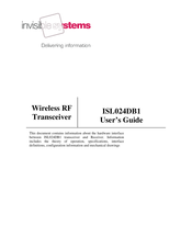 Invisible systems ISL024DB1 User Manual