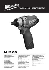 Milwaukee 4933440450 Original Instructions Manual