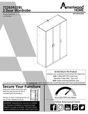Ameriwood HOME 7226341EBL Manual