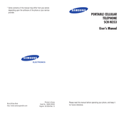 Samsung SCH-N353 User Manual